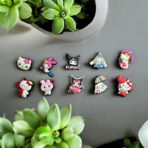 10pcs New Sanrio Hello Kitty For Crocs Accessories Shoe Decoration Charm Lot 2 - Picture 1 of 1