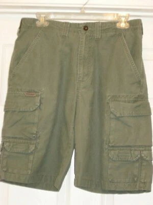 Woolrich Men's Cargo Style Shorts 30"  Waist 10" Inseam Cotton - Imagem 1 de 4
