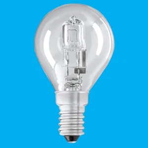 2x 42W =60W WATT CLEAR DIMMABLE HALOGEN GOLF ENERGY SAVING LIGHT BULBS SES E14 - Picture 1 of 1