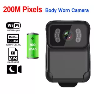 1080P HD Police Body Camera Night Vision for Law Enforcement mini Body Worn Cam - Picture 1 of 9