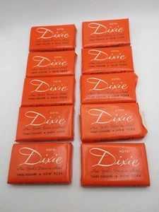 Lot/10 Vintage Hotel Dixie New York City Cashmere Bouquet Mini Travel Bar Soap - Picture 1 of 6