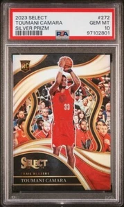2023 Select #273 Toumani Camara Courtside Silver SSP RC PSA 10 Case Hit Rookie - Picture 1 of 2