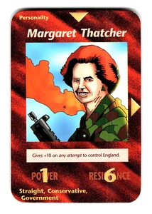 Margaret Thatcher Card Unlimited INWO Illuminati New World Order Game - Picture 1 of 4