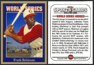 1992 Sports Cards Frank Robinson - NEAR MINT - Cincinnati Reds - Hall of Fame - Picture 1 of 1
