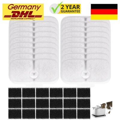 MARKENLOS 36 Packungen Ersatzfilter für Petlibro 2.5L Cat Water Fountain PLWF005 PLWF115