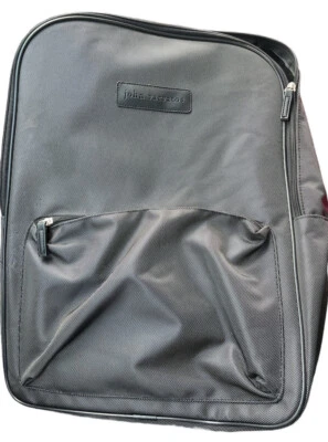 NUEVO John Varvatos Mochila Mensajero Bolsa de Equipaje de Viaje NEGRA Foto 1 de 4