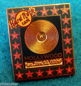 SERIE DE MARCOS DE DISCOS DORADOS DE Hollywood *estrellas de la película paseo de la fama* pin Hard Rock Café - Imagen 1 de 1