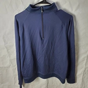 FootJoy Pullover Mens M Blue 1/2 Zip Performance Golf Active Training FJ - Picture 1 of 9
