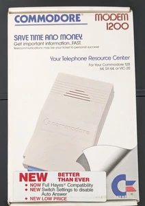 Módem Commodore 1670 1987/baud 1200 para computadoras 64/128, envío gratuito - Imagen 1 de 4