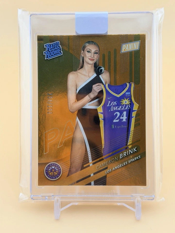 2024 Cameron Brink /199 Panini The National NSCC Orange #RR2 Sparks RC - Image 1 of 2