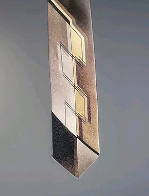 Pierre Cardin Tie Mens. 100℅ Silver. W 4", Made in China - Image 1 of 4