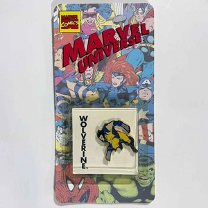 MARVEL UNIVERSE PIN SERIES X-MEN WOLVERINE PIN PLANET SEALED NEW CONDITION 1994 - Picture 1 of 3