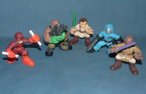 HEROES; 5 FIGURES, (STAR WARS, GI JOE, & MORE) - HASBRO -  2001/2008 - Picture 1 of 4