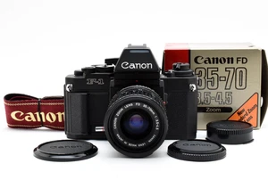 [Near MINT ] Canon NEW F-1 AE Finder Camera NewFD 35-70mm Zoom Lens From JAPAN # - Picture 1 of 19