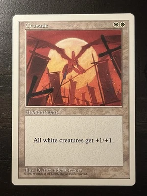 MTG Crusade, Fifth Edition, Heavily Played, English - Image 1 of 2
