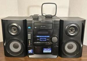 Sony MHC-RG20 HCD HiFi Anlage 3 CD Dual Tape AM/FM Stereoanlage mit Fernbedienung - Bild 1 von 8
