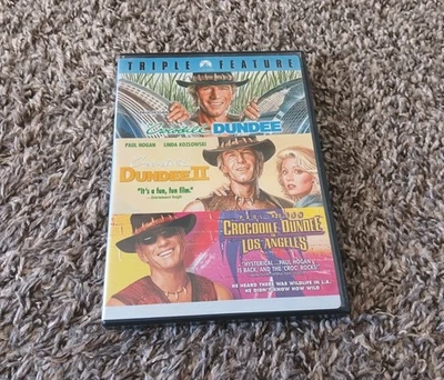 Crocodile Dundee Triple Feature (DVD 2007) 3 Disc Paul Hogan Movies 1, 2 & 3 - Imagem 1 de 4