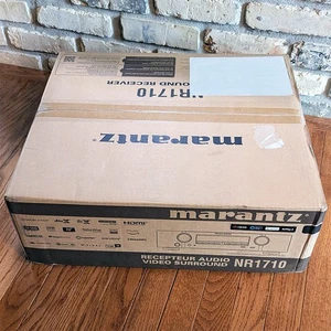 Marantz NR1710 Slim Home Theater Receiver 7.2 Channel AV 4K Ultra HD Slimline - Picture 1 of 12