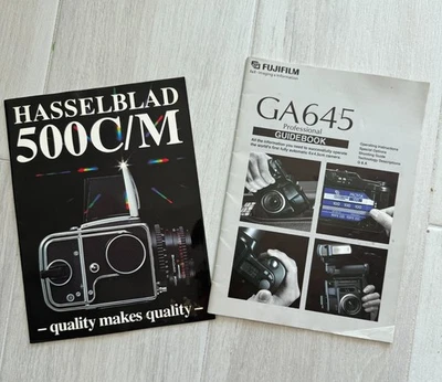 Folleto y libro Hasselblad 500C/M Quality Makes Quality GA645 Japón casi nuevo Foto 1 de 4