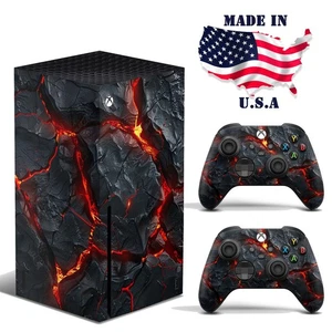Xbox Series X Console & Controller Vinyl Skin Wrap – Volcanic Rock - Picture 1 of 4