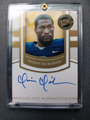 2010 Press Pass- Sideline Signatures Dorin Dickerson #SS-DD Gold (AU, RC) - Image 1 of 2