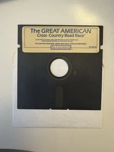 The Great American Cross Country Road Race Atari 800/XL/XE Disk Only - Afbeelding 1 van 2