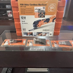 FEIN Cordless  Multitool with Blade Packs 14x New 🔥🔥🔥🔥*See Description* - Picture 1 of 3