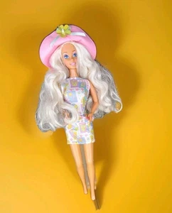 Barbie Mattel Special Edition Easter Style White Blonde Hair - Picture 1 of 5