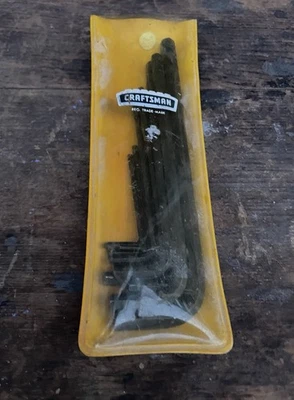 VINTAGE SEARS CRAFTSMAN -V- 946683 14PC HEX KEY SET ** USA! - Image 1 of 3