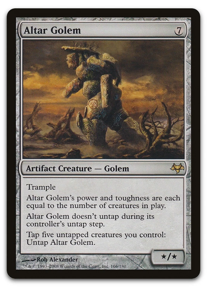 Altar Golem #166 (LP) Eventide EVE Magic MTG - Image 1 of 1