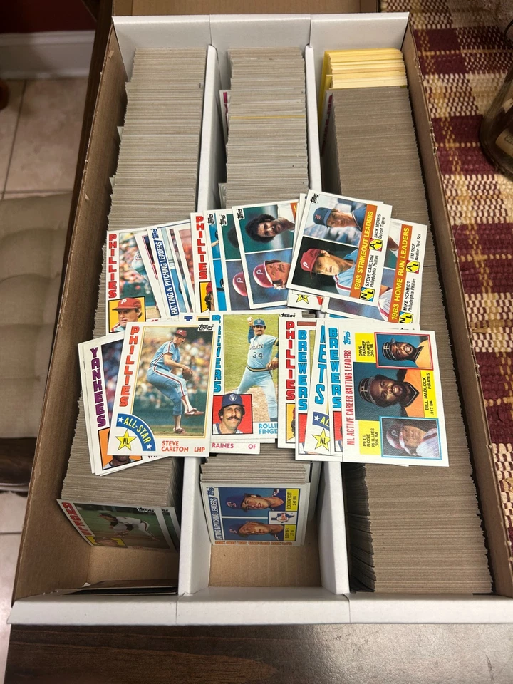 Lote de tarjetas de béisbol MLB 1984 Topps de aprox (2600+) - muy nítidas Foto 1 de 1
