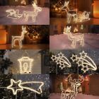Decorazione di Natale illuminazione a LED luce bianca calda diversi modelli