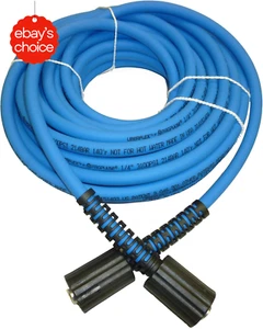 Kink Resistant UBERFLEX Pressure Washer Hose 1/4" X 50' 3100 PSI 22MM Connectors - Picture 1 of 12
