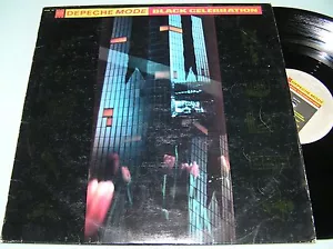 DEPECHE MODE BLACK CELEBRATION 1986 LP rare israeli 1st Hebrew Print + Insert - Picture 1 of 6