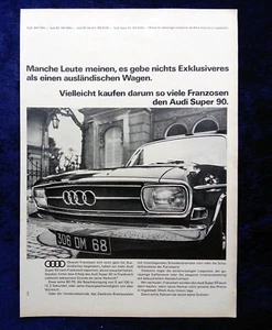 Audi  Super 90   originale Werbung aus 1967 - Picture 1 of 1