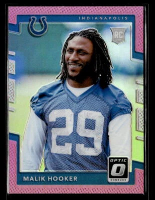 Malik Hooker 2017 Donruss Optic #118 Pink Indianapolis Colts - Image 1 of 2