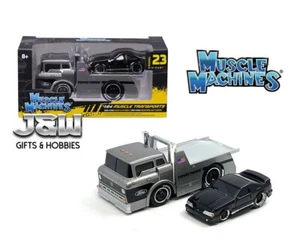 Muscle Machines 1966 Ford C600 with 1993 Ford Mustang SVT Cobra 1/64 - Picture 1 of 1