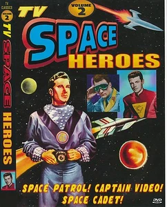 TV SPACE HEROES Vol 2- SPACE PATROL, TOM CORBETT, CAPT. VIDEO - Picture 1 of 2