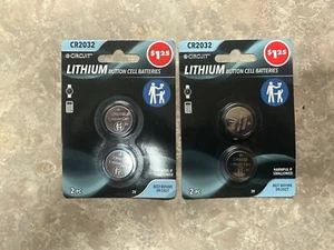 E-Circuit Lithium Button Cell Batteries (4 PC) CR2025 Best Before 09/2027 - Picture 1 of 2