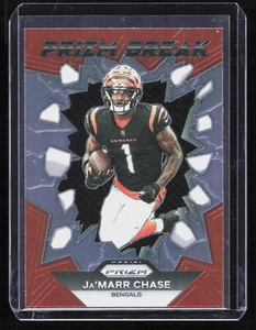 2023 Panini Prizm: Prizm Break Prizms Silver #PB-10 Ja'Marr Chase - Picture 1 of 2