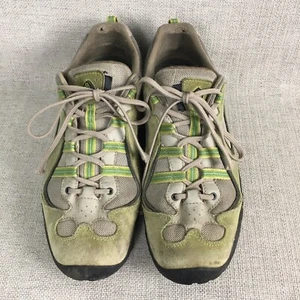 Asolo Channel Hiking Shoes Women's 9.5 Leather Upper Vibram Sole Green - Picture 1 of 12