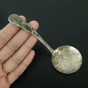 Antigua cuchara antigua de colección plato de plata condimento hecho en Inglaterra decoración coleccionable - Imagen 1 de 6