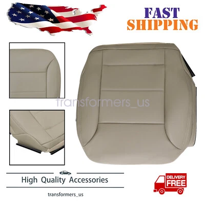 For 2009 2010 2011 2012 2013 Benz R350 Driver Side Bottom Leather Seat Cover Tan - Image 1 of 4
