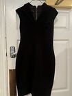 Ted Baker Geodese Wrap Black Dress, Size 2 Rrp £179 (Used Twice)