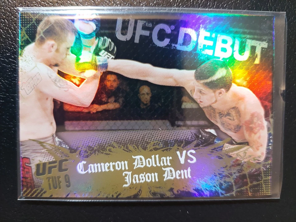 Cameron Dollar vs Jason Dent #116 2010 UFC Main Event Thick Gold Parallel - Image 1 of 2