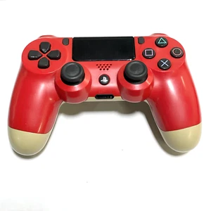 Sony PlayStation 4 Controller Red Top Gold Bottom - Picture 1 of 2