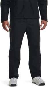 Under Armour Stormproof Lined Waterproof Rain Pants in Black Size XL - Picture 1 of 6