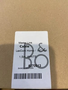 Bang & Olufsen Cable Masterlink-LexCom 1.5 Meter White IHC net BeoPlay B&O - Picture 1 of 2