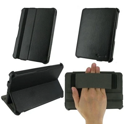 rooCASE for Amazon Kindle Fire 7" - Slim-Fit Vegan Leather Folio Black Lot C1 - Image 1 of 3