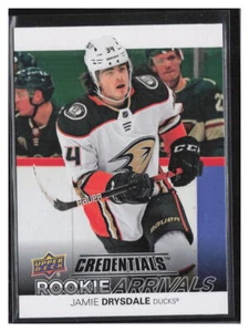 Jamie Drysdale 2021-22 UD Credentials Rookie Arrivals #RA-17 Anaheim Ducks - Picture 1 of 2